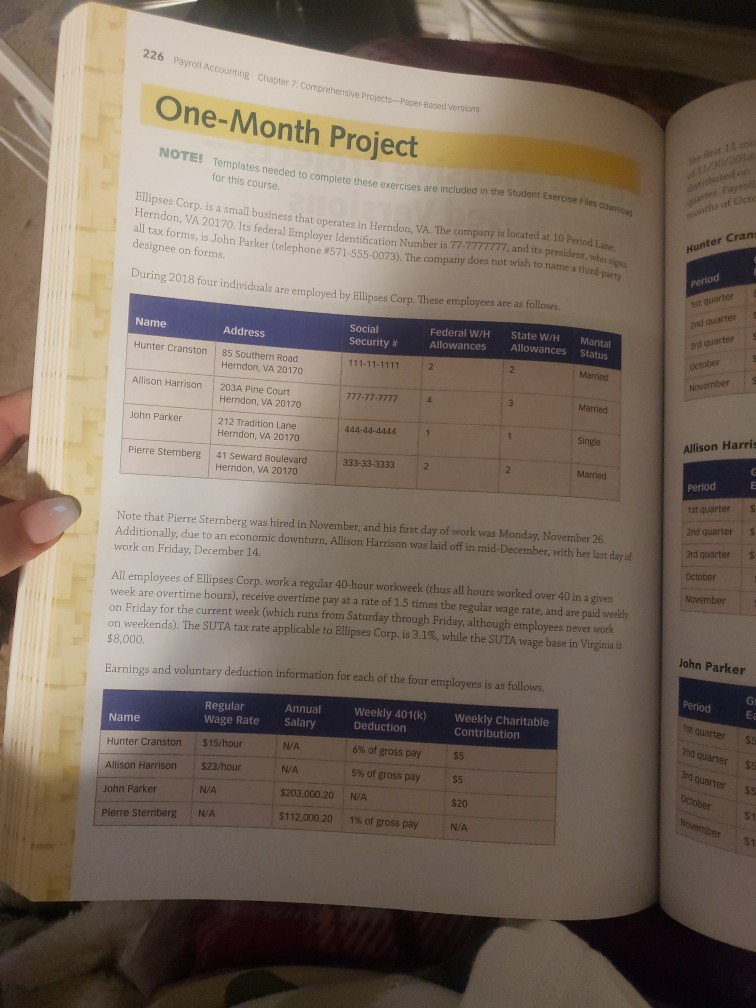 Overtime Overtime Overtime Hours Rate Earnings Total Earnings FWT SWT Deductions Social