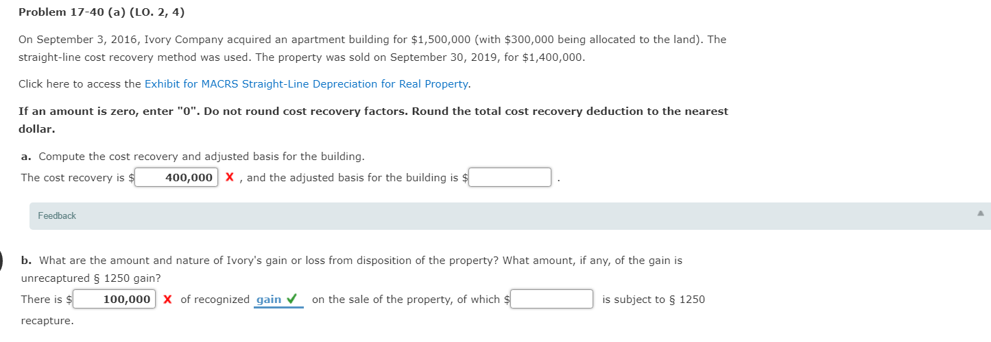 Problem 17-40 (a) (LO. 2, 4) On September 3, 2016, Ivory