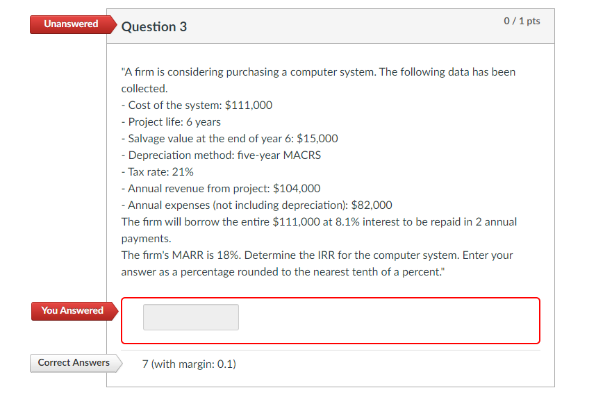  Please clearly show how to solve the problem. Unanswered Question 3