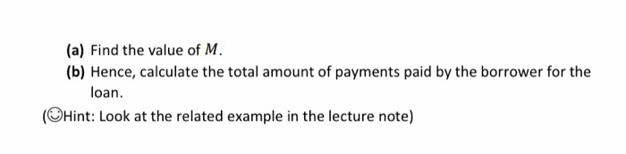 bank. The loan charges interest at an annual nominal discount rate of