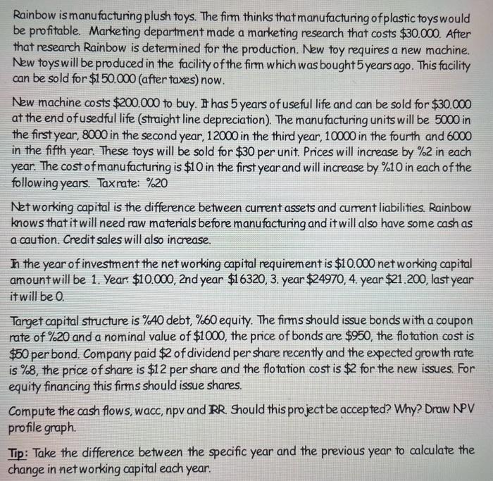 can you please solve this case study by using Microsoft Excel, thanks^^