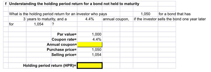 for a bond What is the yield to matrity for a bond