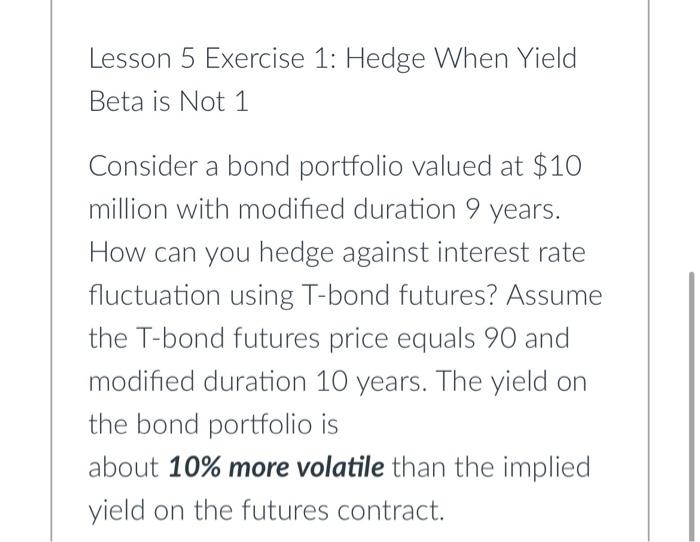 please help solve using excel and show formulas thank you Lesson 5