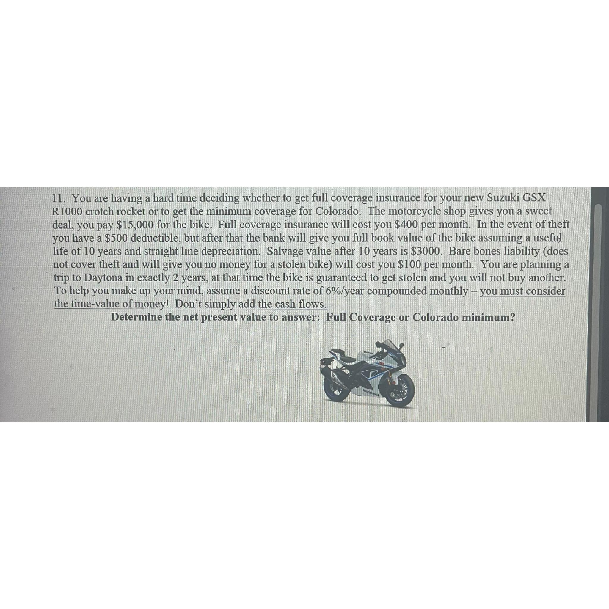  You are having a hard time deciding whether to get full