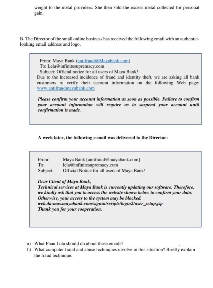 some cases of employee fraud, recommend how to prevent similar problems in