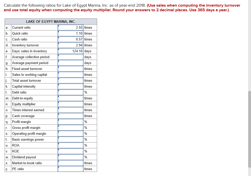 this and the formulas for later use. 2018 2017 2018 2017 Assets