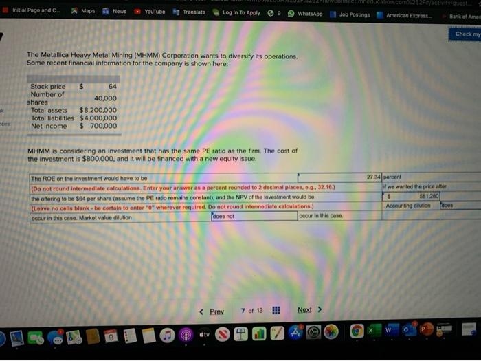 questi 8. Prahm Corp. wants to raise $4.1 million via a rights