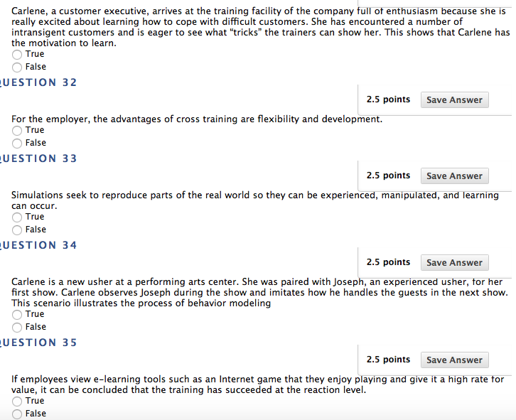 Save Answer On-the-job training is by far the most commonly used form