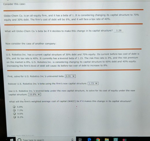 Question 1 possible answers: 1.32 , 1.13 , 1.26 , 1.39