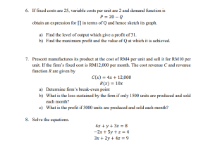 this is a mathematic for economics question. please help me with this