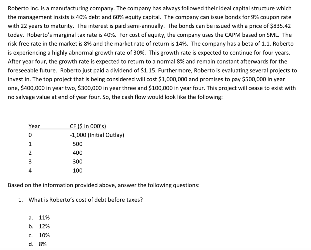 Please solve the following problem WITHOUT USING EXCEL. Please type your answer.