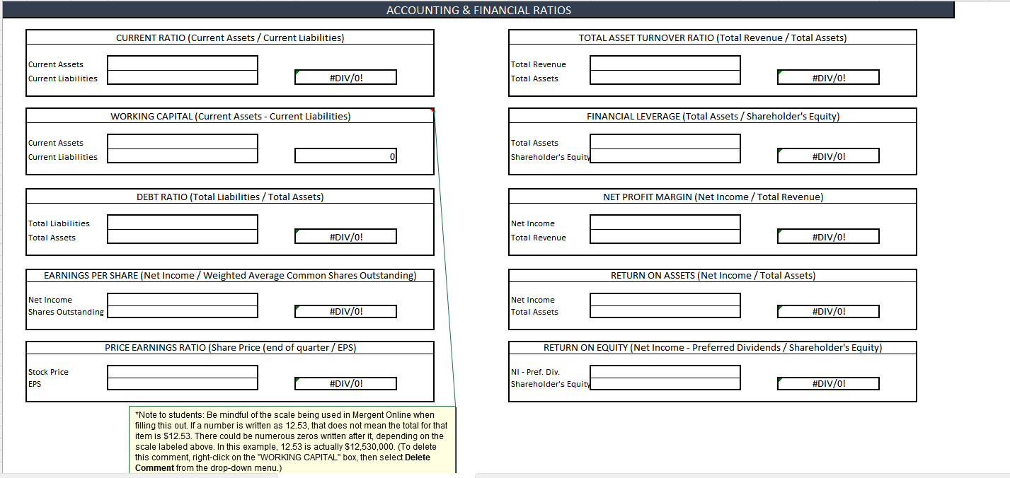  FIN 320 Project Two Financial Analysis Report Financial Analysis and Financial