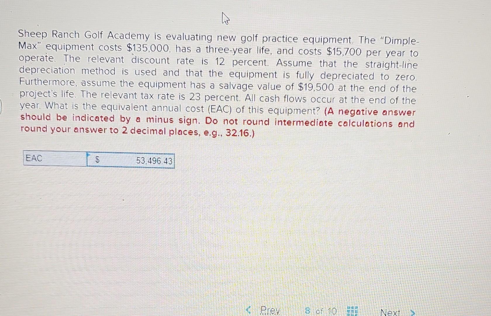 Sheep Ranch Golf Academy is evaluating new golf practice equipment. The