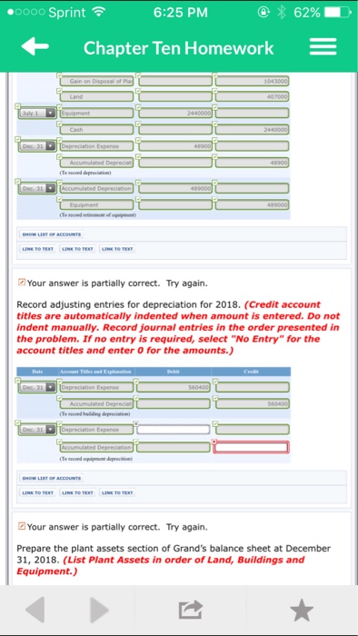Accumulated depreciation-buildings Less: Accumulated depreciation-eeuipment 5 30,000 43 S20 000 $65,190,000 Total