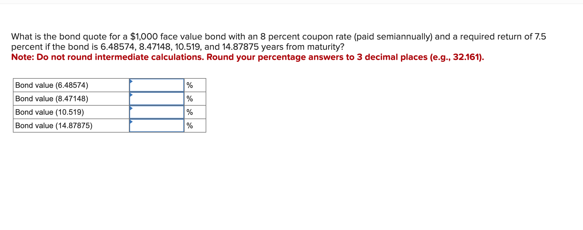  What is the bond quote for a $1,000 face value bond