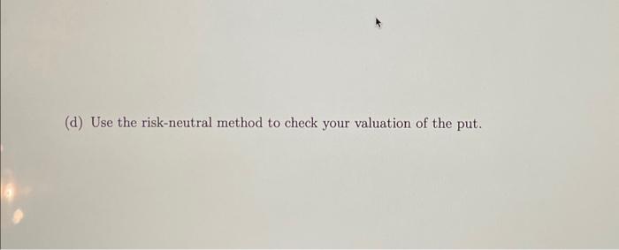 $80 from its current level of $100 or it will rise to