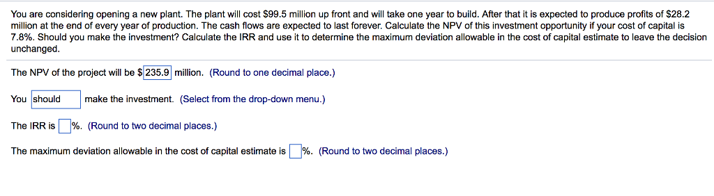 Please help me finish the problem and show all work You are