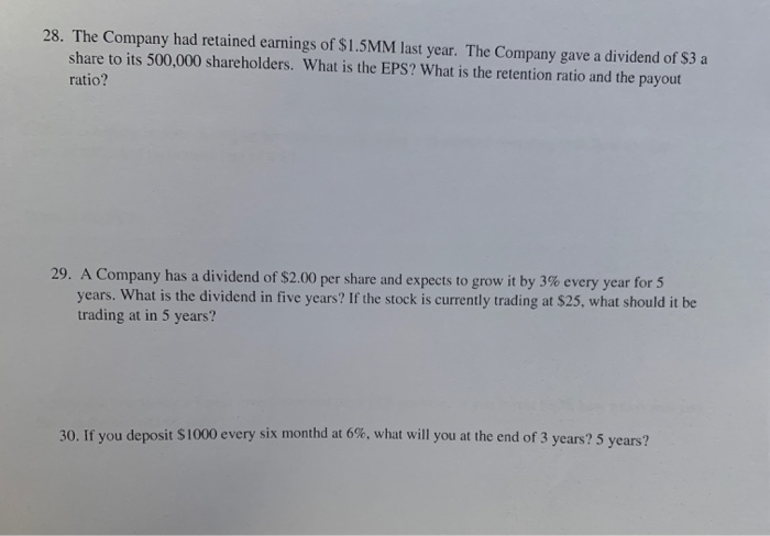 please help me solve these problems and show all the work. thank