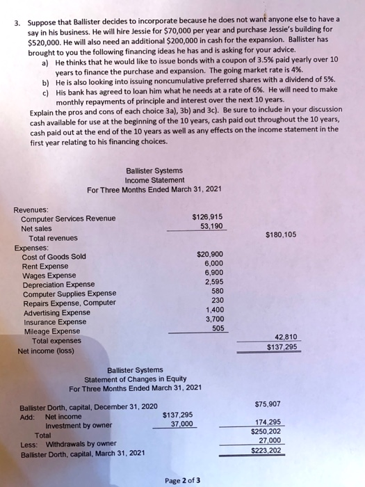 #3 please! due today and im stumped :( i added all information