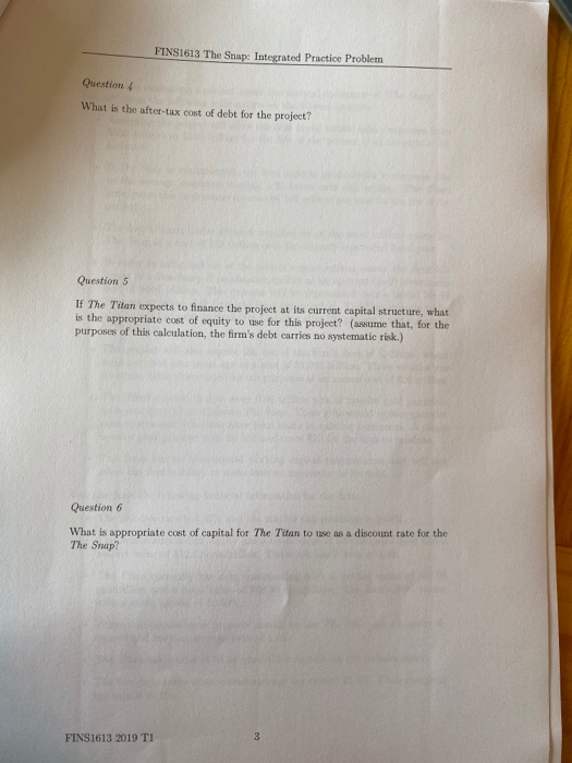 following information on the 8-year project: Accepting the project will allow the