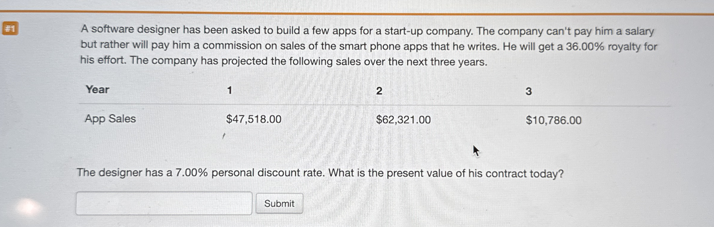 A software designer has been asked to build a few apps