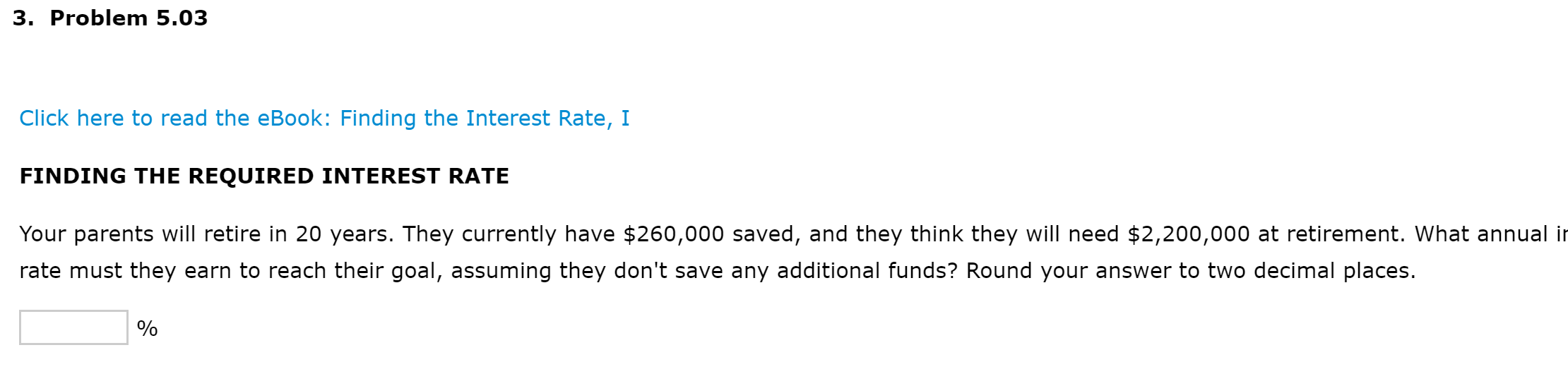  3. Problem 5.03 Click here to read the eBook: Finding the