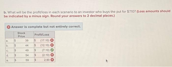 XYZ; both have strike prices of $49 and maturities of six months.
