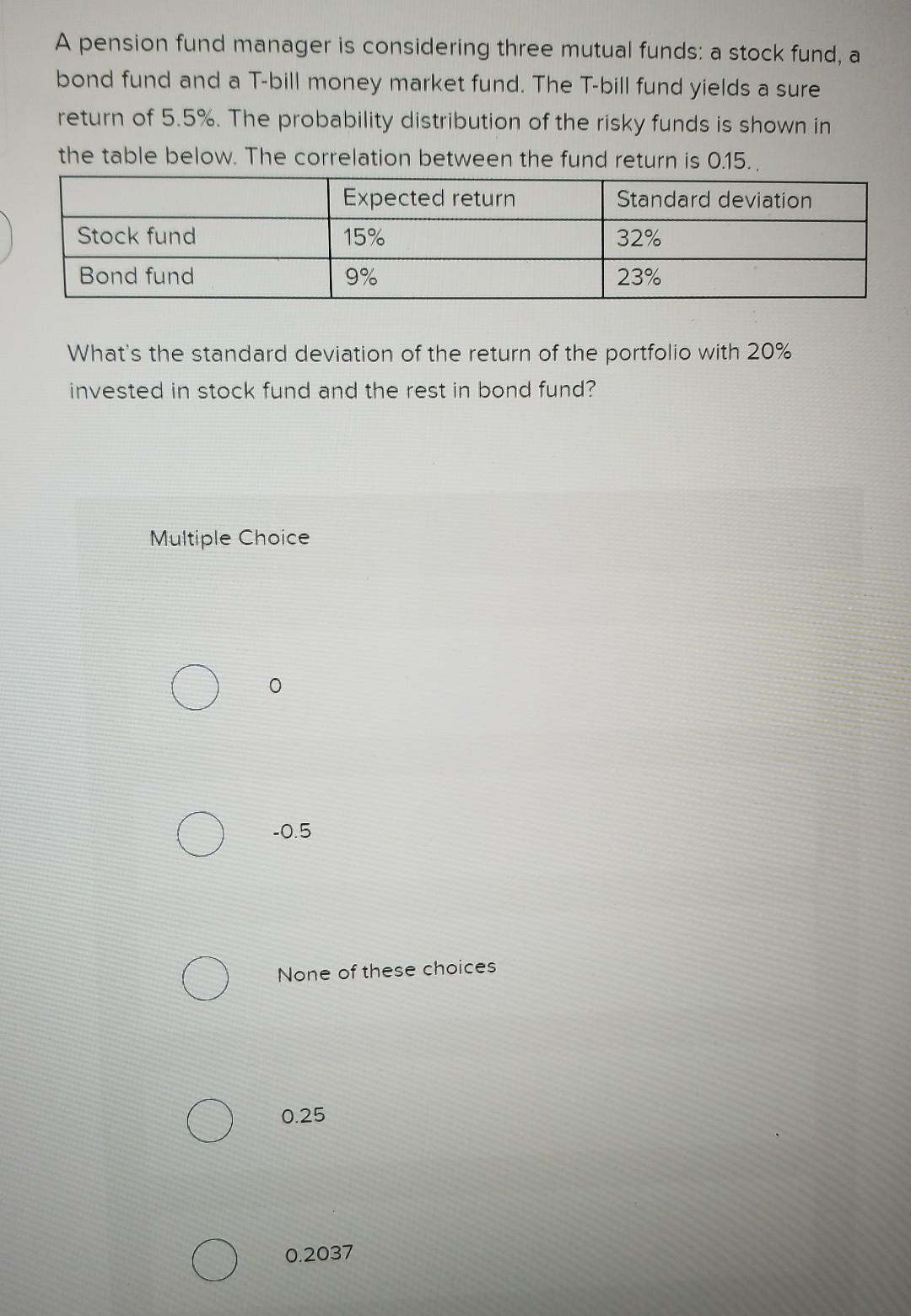 of 1.8 and an expected return of 21%. Portfolio B has a