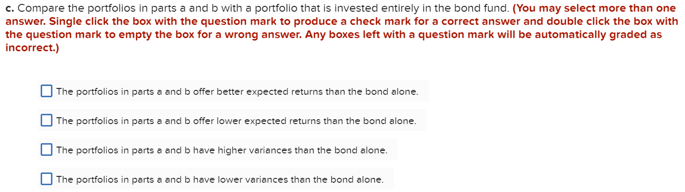 market fund? Hint: Note that the correlation coefficient between the portfolio and