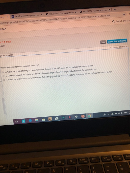  + X w which sentence express X B US 81175 Coursepaper.com