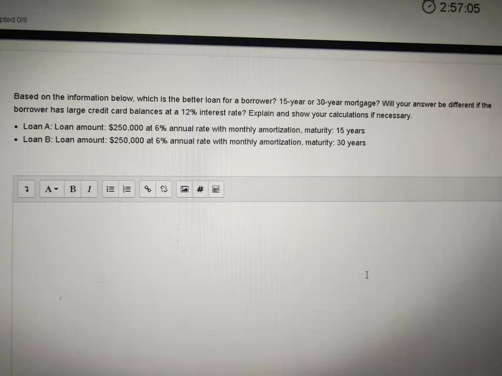 2:57:05 pted 0/8 Based on the information below, which is the