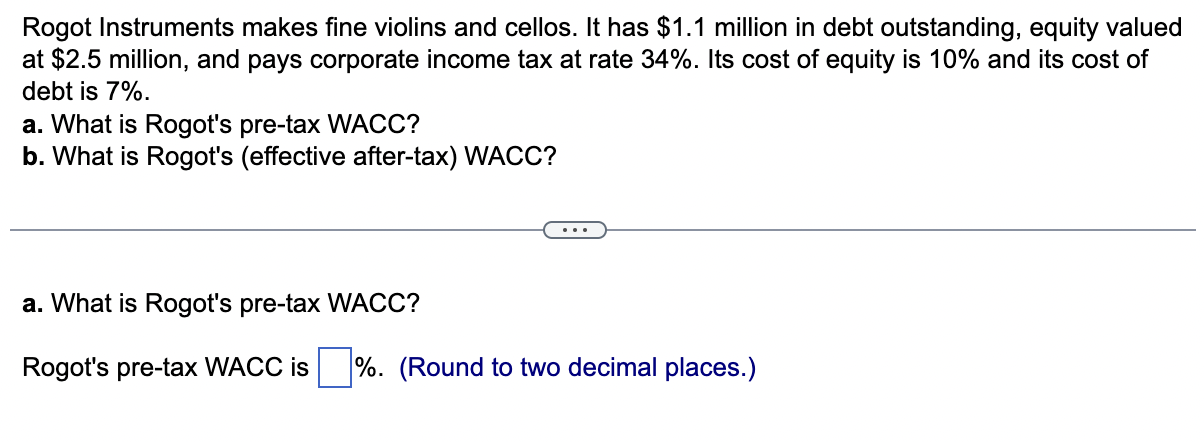  Rogot Instruments makes fine violins and cellos. It has $1.1 million