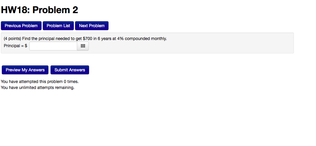  HW18: Problem 2 Previous Problem Problem List Next Problem (4 points)