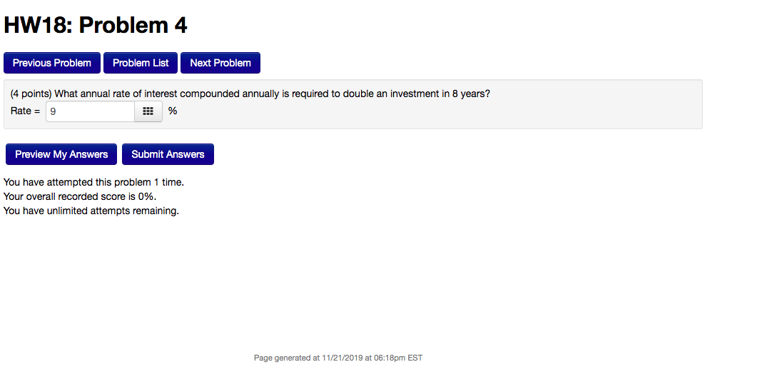  HW18: Problem 4 Previous Problem Problem List Next Problem (4 points)