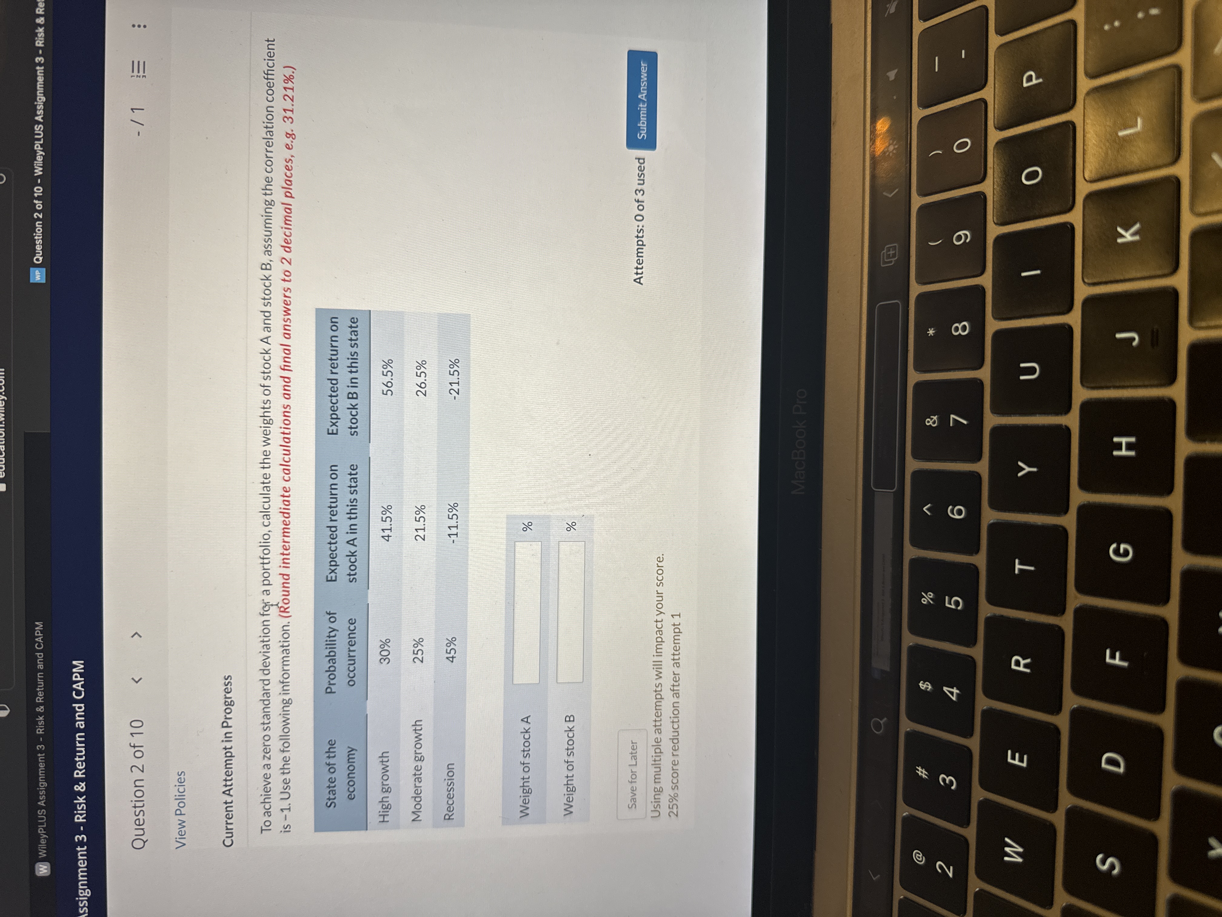  Current Attempt in Progress To achieve a zero standard deviation for