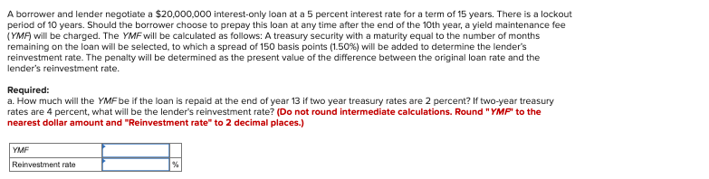Please help solve this question, thank you A borrower and lender