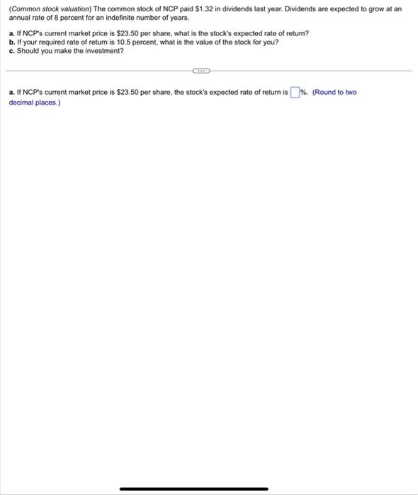 has a retum on equity of 13.6 percent and retains 53 percent