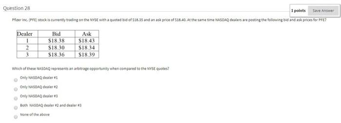 the answer is b Question 23 Answer the following question based on