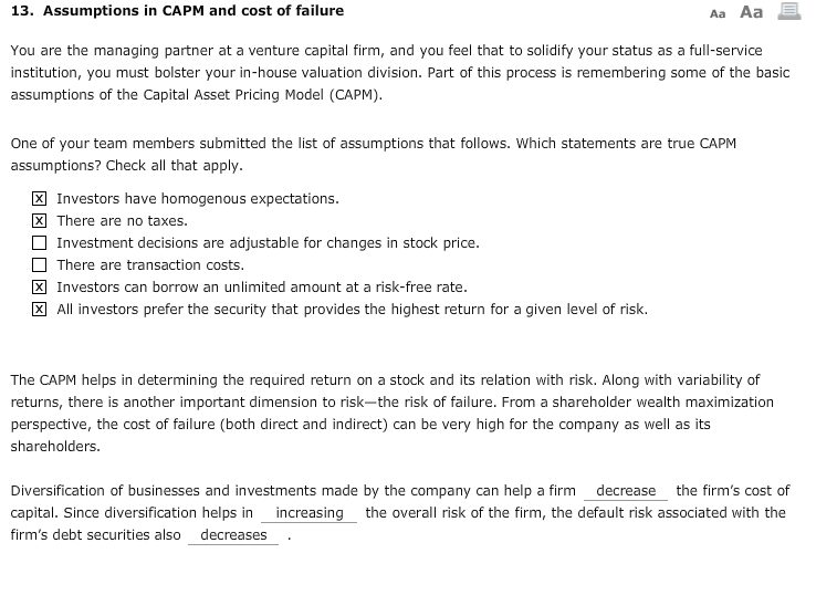  This is correct answer You are the managing partner at a