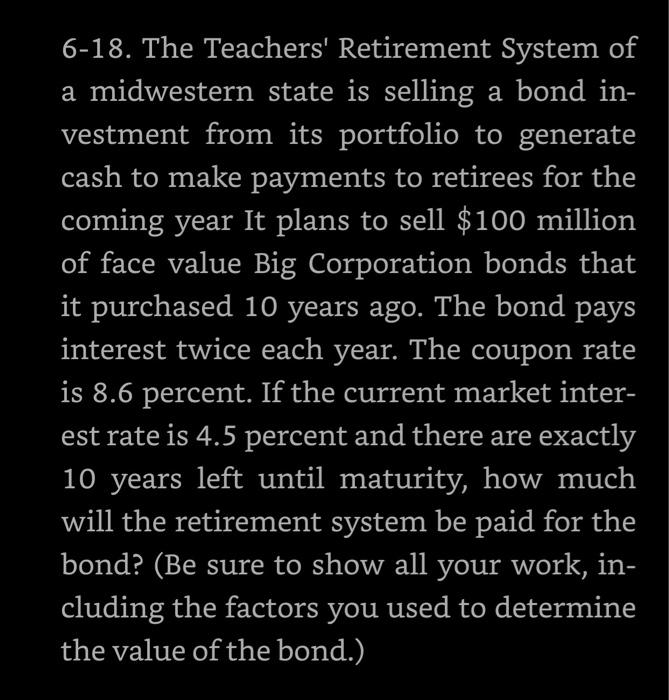 of Bond Coupon Rate Interest Payments per year Rate per coupon =