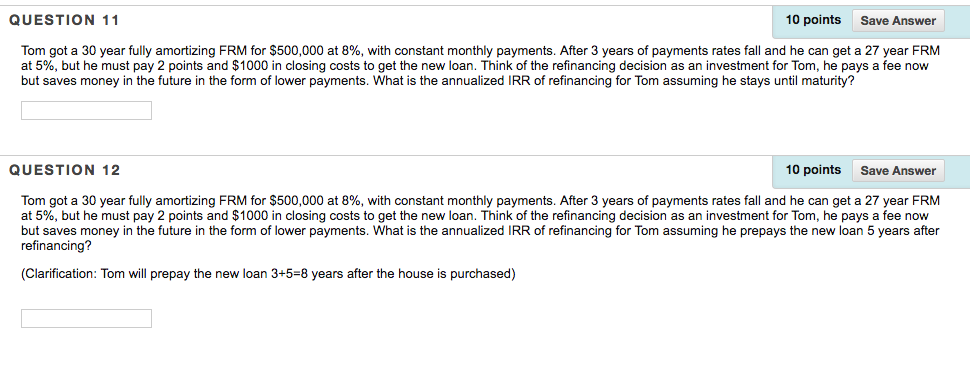 PLEASE ANSWER BOTH QUESTIONS, ALSO PLEASE PROVIDE FORMULAS USED. PLEASE DO CALCULATION