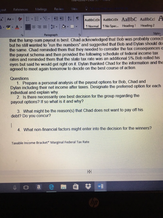  out References Mailings : . . E |||Normal TNo Spac.. Heading