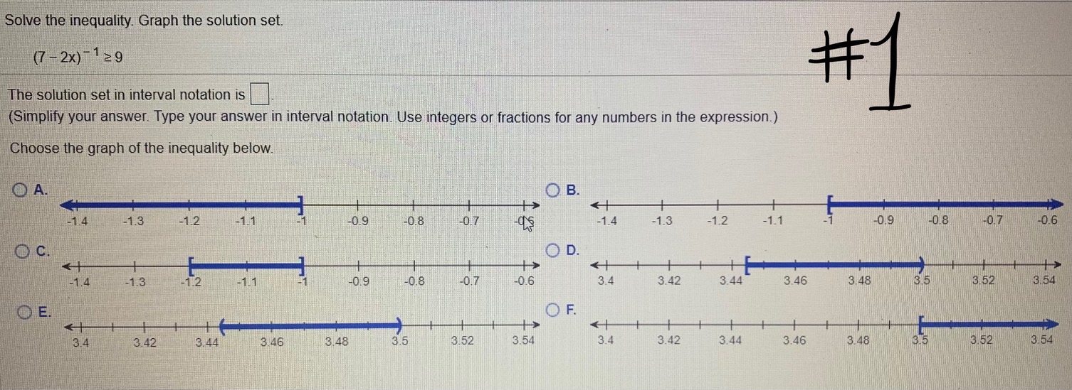 Please help me with my College Algebra Final Study Guide! 1.)Solve the