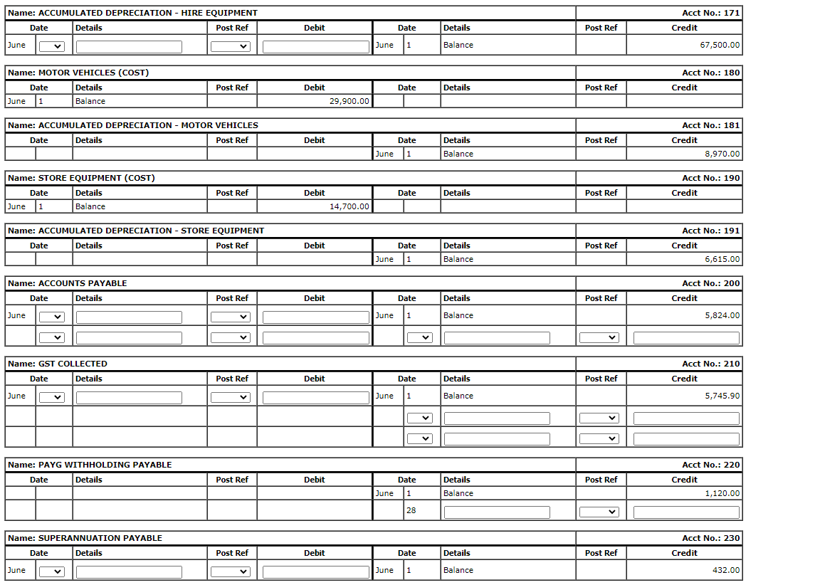 Post Terms Ref N30 SNOH 10/10, N30 SNOL N30 ALPS June 7
