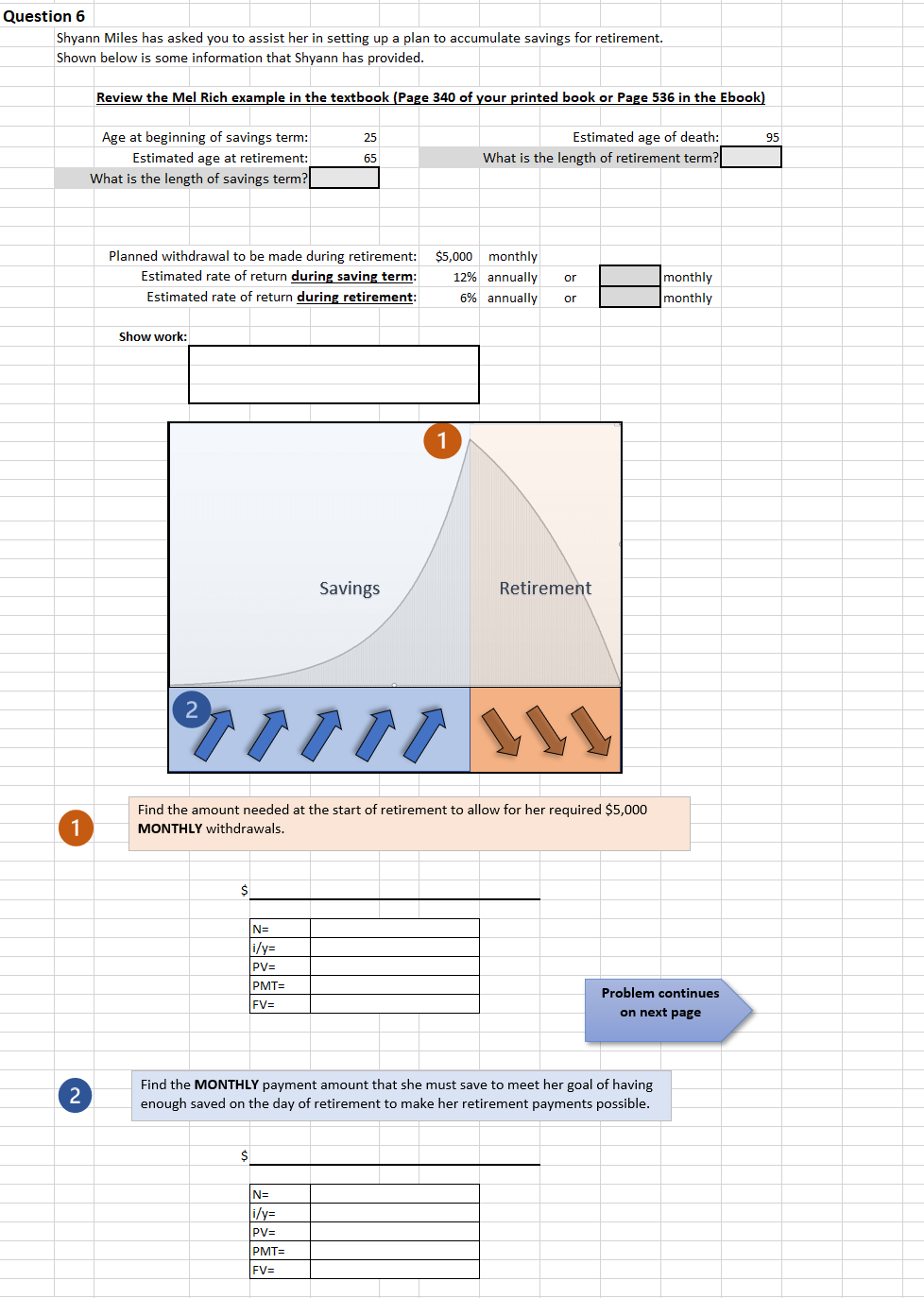 1) Solve ALL problems using a financial calculator; please do not use