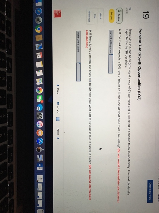 f the discount rate is 10.00%, at what price should the preferred