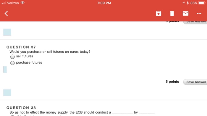 The Fed decides to counteract this movement by intervening in the foreign