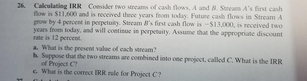 Corporate Finance 11E, chapter 5 problem 26. Looking for a detailed solution