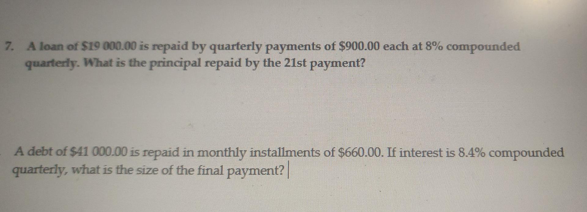 I've got the answer of 6th 6. A commitment on the project