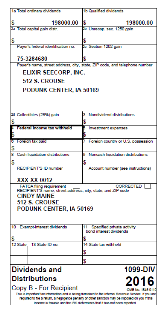 tax return. Check Figures Form 1040, page 1, line 22, Total income=